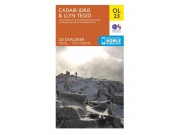 OS Explorer Map OL23 - Cadair Idris & Llyn Tegid (1:25,000 scale)